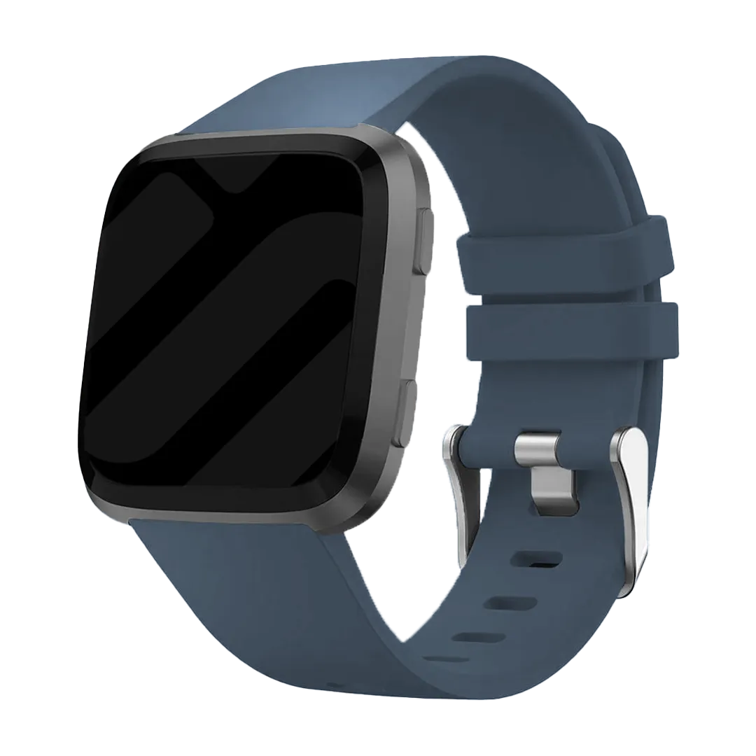 Bracelet silicone Fitbit Versa (grisbleu)