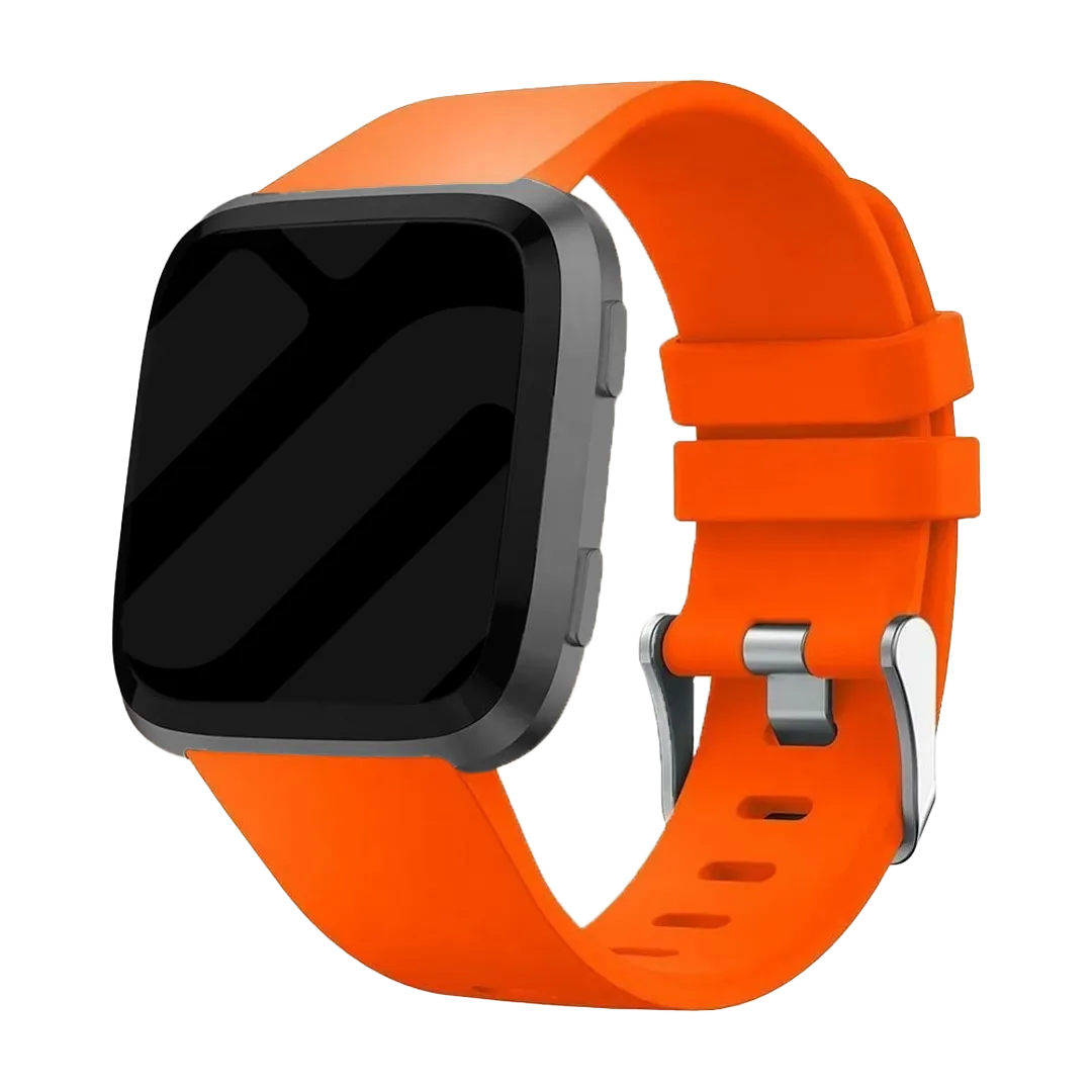Bracelet silicone Fitbit Versa (orange)