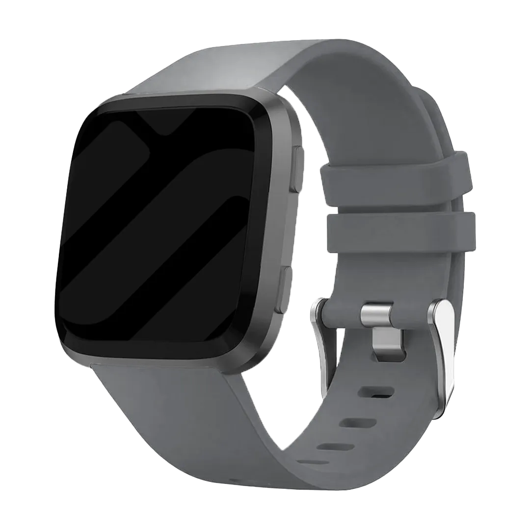 Bracelet silicone Fitbit Versa (gris)