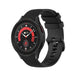 Bracelet silicone luxe Samsung Galaxy Watch 5 Pro (noir)
