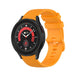Bracelet silicone luxe Samsung Galaxy Watch 5 Pro (orange)