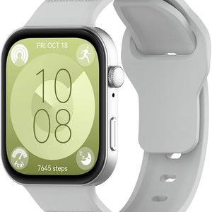 Bracelet silicone Outdoor Huawei Watch Fit 4 (gris)