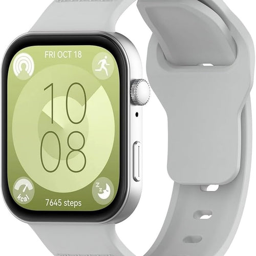Bracelet silicone Outdoor Huawei Watch Fit 4 (gris)