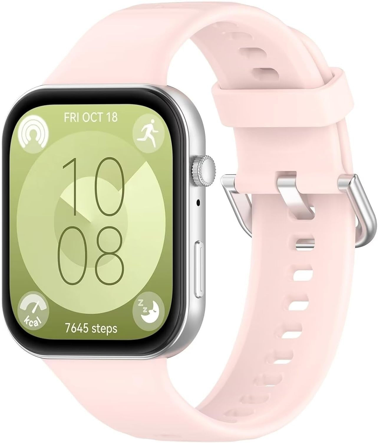 Bracelet silicone Huawei Watch Fit 4 Pro (rose clair)