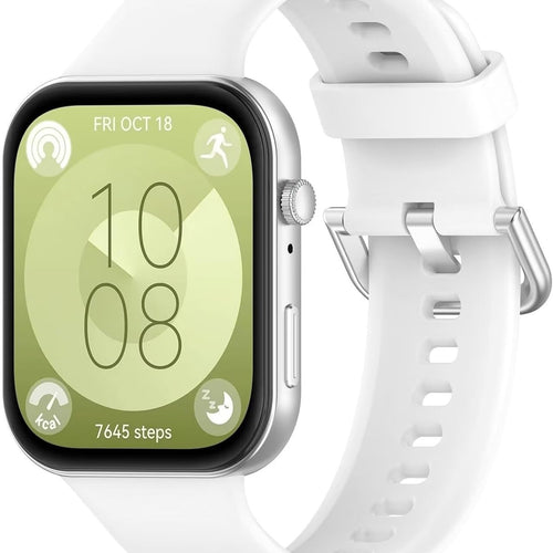 Bracelet silicone Huawei Watch Fit 4 (blanc)