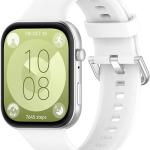 Bracelet silicone Huawei Watch Fit 5 (blanc)