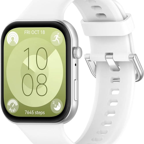 Bracelet silicone Huawei Watch Fit 5 (blanc)