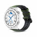 Bracelet silicone/cuir Huawei Watch GT 3 Pro 43mm (vert)
