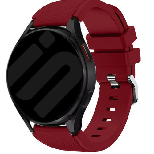 Bracelet silicone sergé Xiaomi Watch 2 Pro (bordeaux)