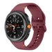 Bracelet silicone Samsung Galaxy Watch 8 Classic (bordeaux)