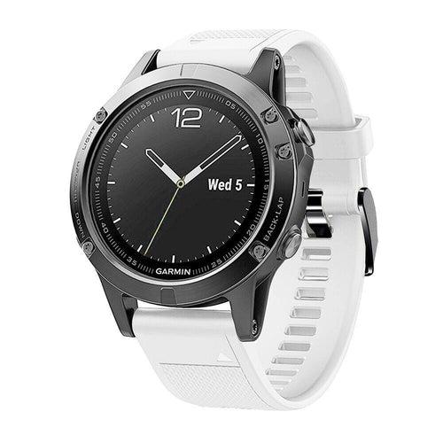 Garmin Forerunner 965 Silicone Strap (White)