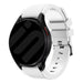Bracelet silicone sergé Amazfit Bip U (Pro) (blanc)