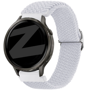 Bandz Bracelet tressé réglable Garmin Forerunner 255s (blanc)