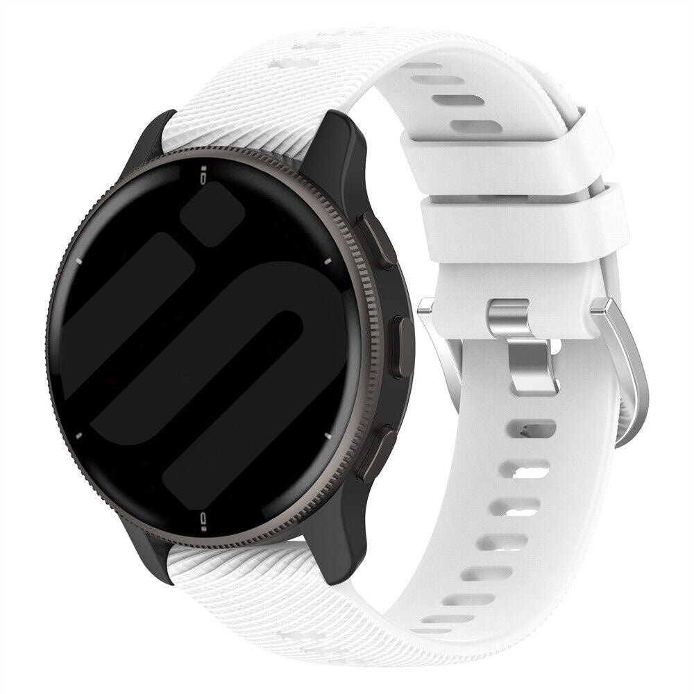 Bracelet silicone Garmin Approach S44 (blanc)