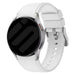 Bracelet silicone connexion parfait Samsung Galaxy Watch 6 Classic 47mm (blanc)
