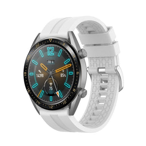 Bracelet silicone extrème Huawei Watch Ultimate (blanc)