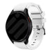 Bracelet silicone sergé Suunto Run (blanc)