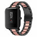 Bracelet acier Xiaomi Amazfit Bip (noir/rose)