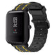 Bracelet sport boucle Xiaomi Amazfit Bip (noir/jaune)