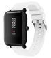 Bracelet silicone Xiaomi Amazfit Bip (blanc)