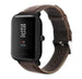 Bracelet cuir Xiaomi Amazfit Bip (marron foncé)