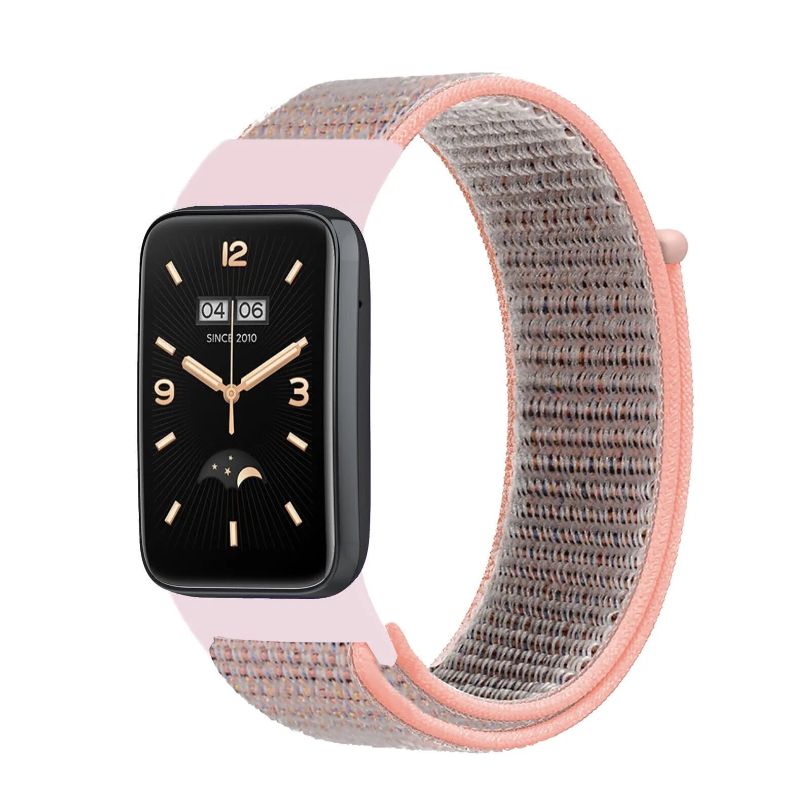 Nylon Strap, on a watch, 3/4 front view