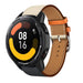 Bracelet cuir Xiaomi Watch S1 (blanc/bleu foncé)