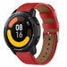 Bracelet cuir Xiaomi Watch S1 (rouge)