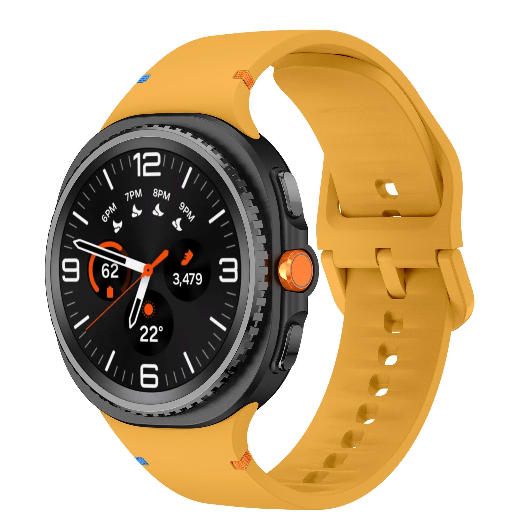 Samsung Galaxy Watch 9 - 40mm Silicone Strap (Yellow)