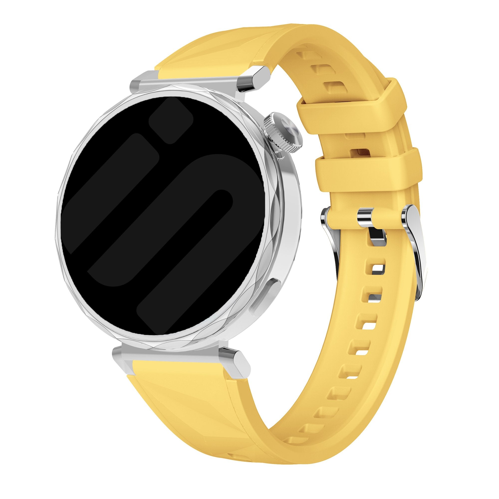 Bracelet silicone premium Huawei Watch GT 4 41mm (jaune)