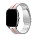 Bracelet acier fer Xiaomi Amazfit Bip (argent/rouge)