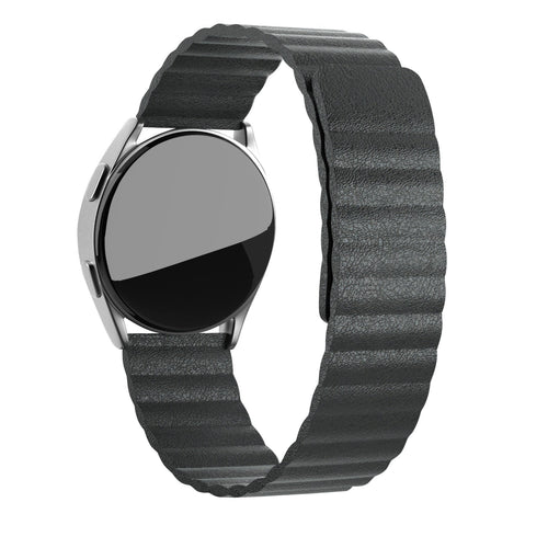 Withings Steel HR - 40mm Leather Loop Strap (Black)
