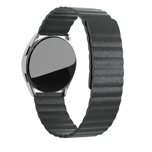 Bracelet cuir Loop Coros Pace 3 (noir)