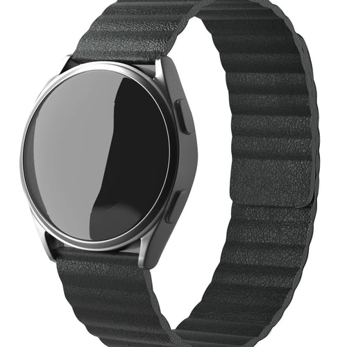 Bracelet cuir Loop Amazfit GTS 4 (noir)