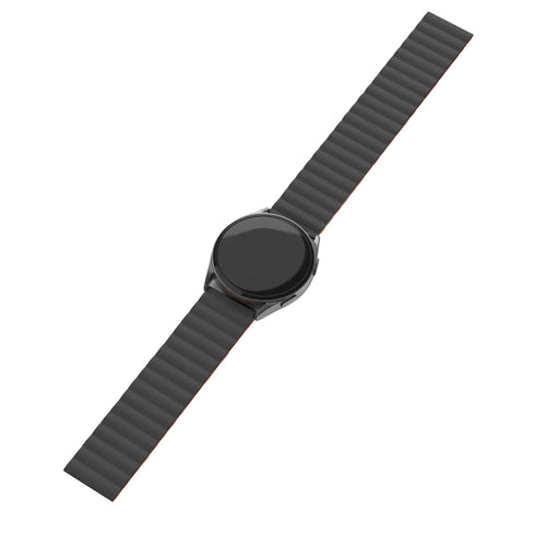 Polar Unite Magnetic Silicone Strap (Black/Orange)