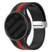 Bracelet magnétique sport Samsung Galaxy Watch 6 Classic 47mm (noir/rouge)