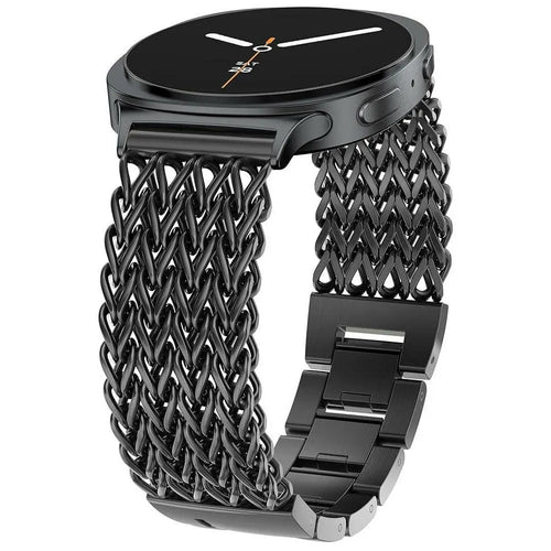Bracelet metal mesh Samsung Galaxy Watch 8 Classic (noir)