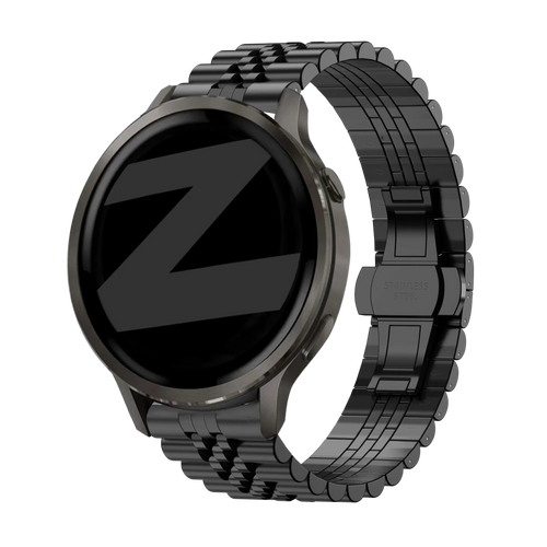 Bandz Bracelet acier 'Jubilee' Garmin Vivomove HR (noir)