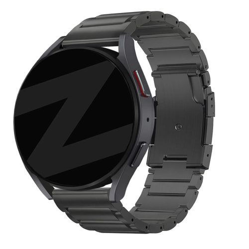 Bandz Bracelet titane avec maillons Coros Apex 46mm (noir)