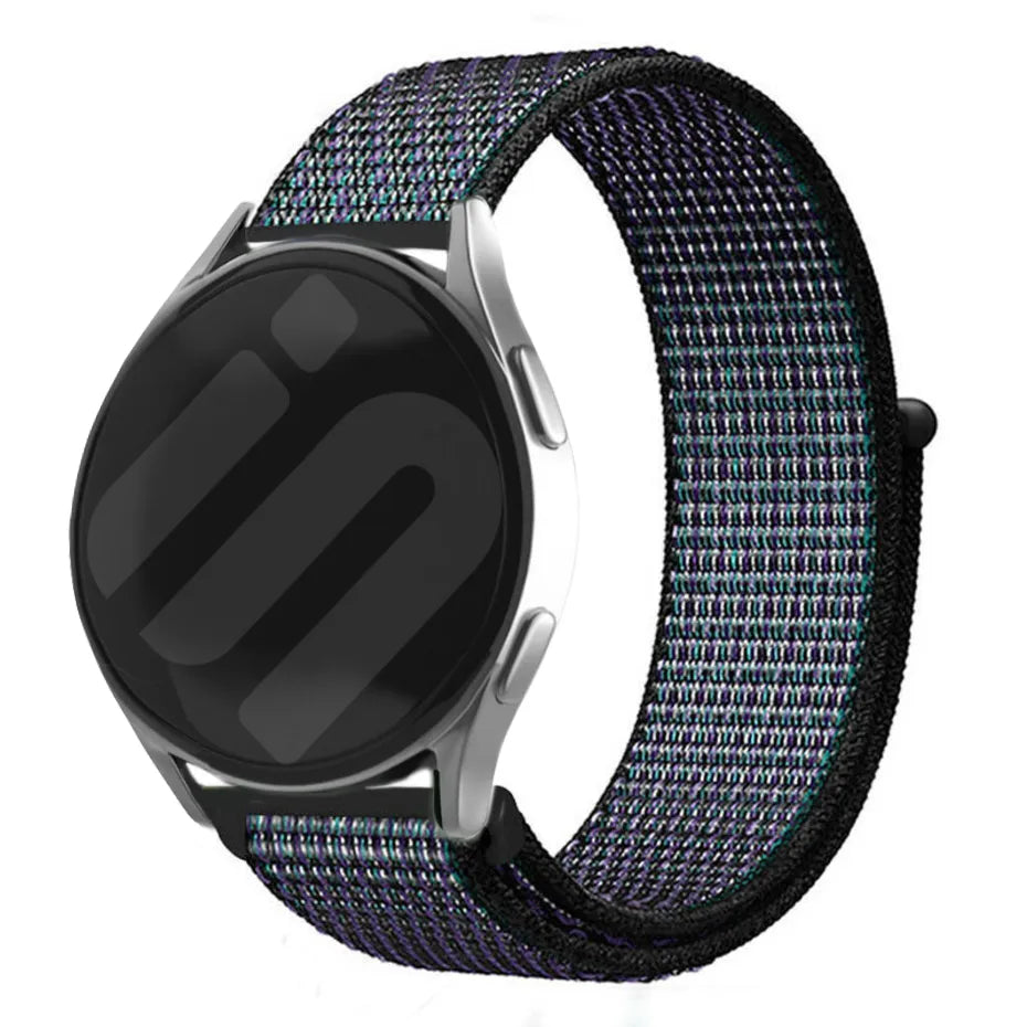 Bracelet nylon Xiaomi Watch 2 Pro (noir/bleu)