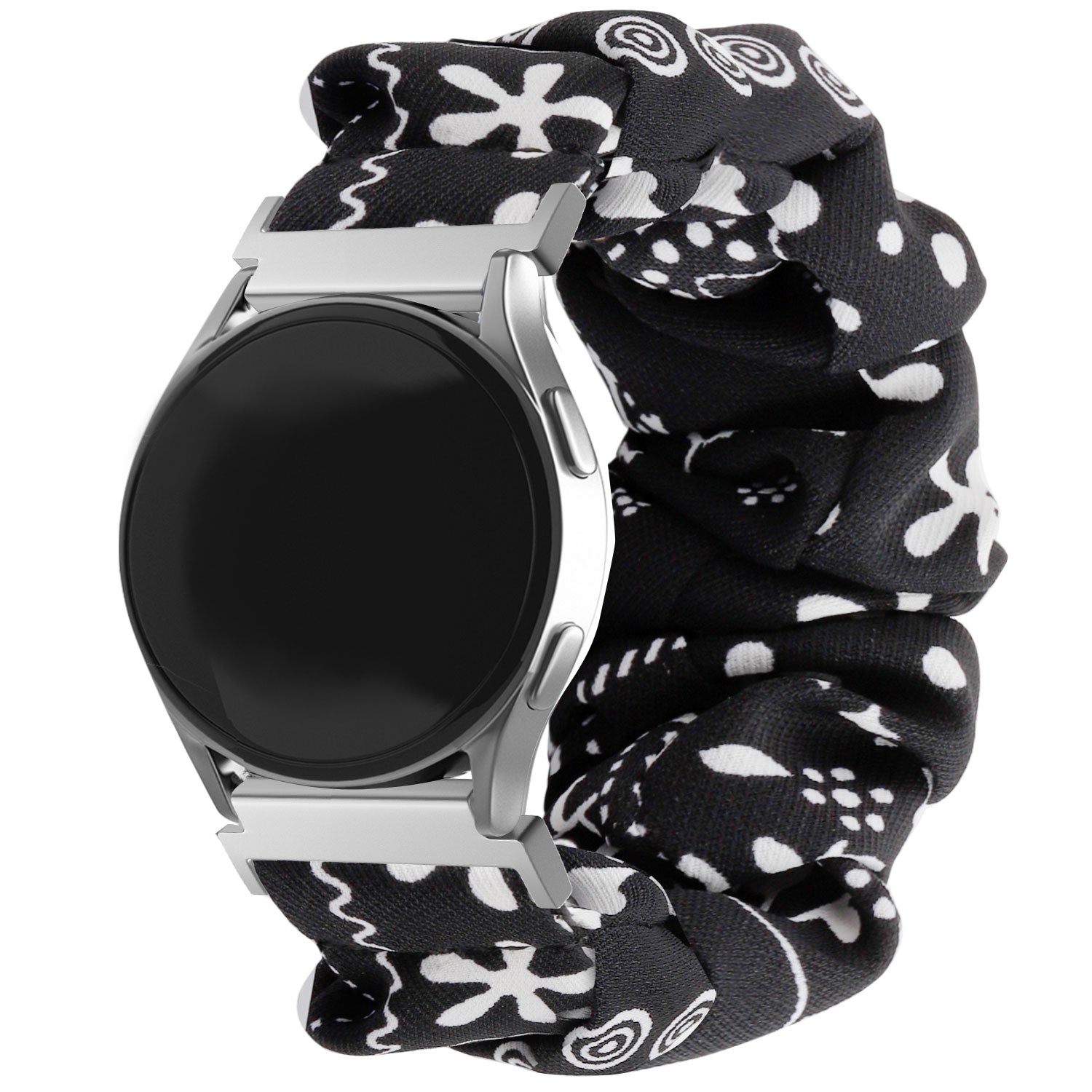 Bracelet chouchou Samsung Galaxy Watch FE (noir melange)