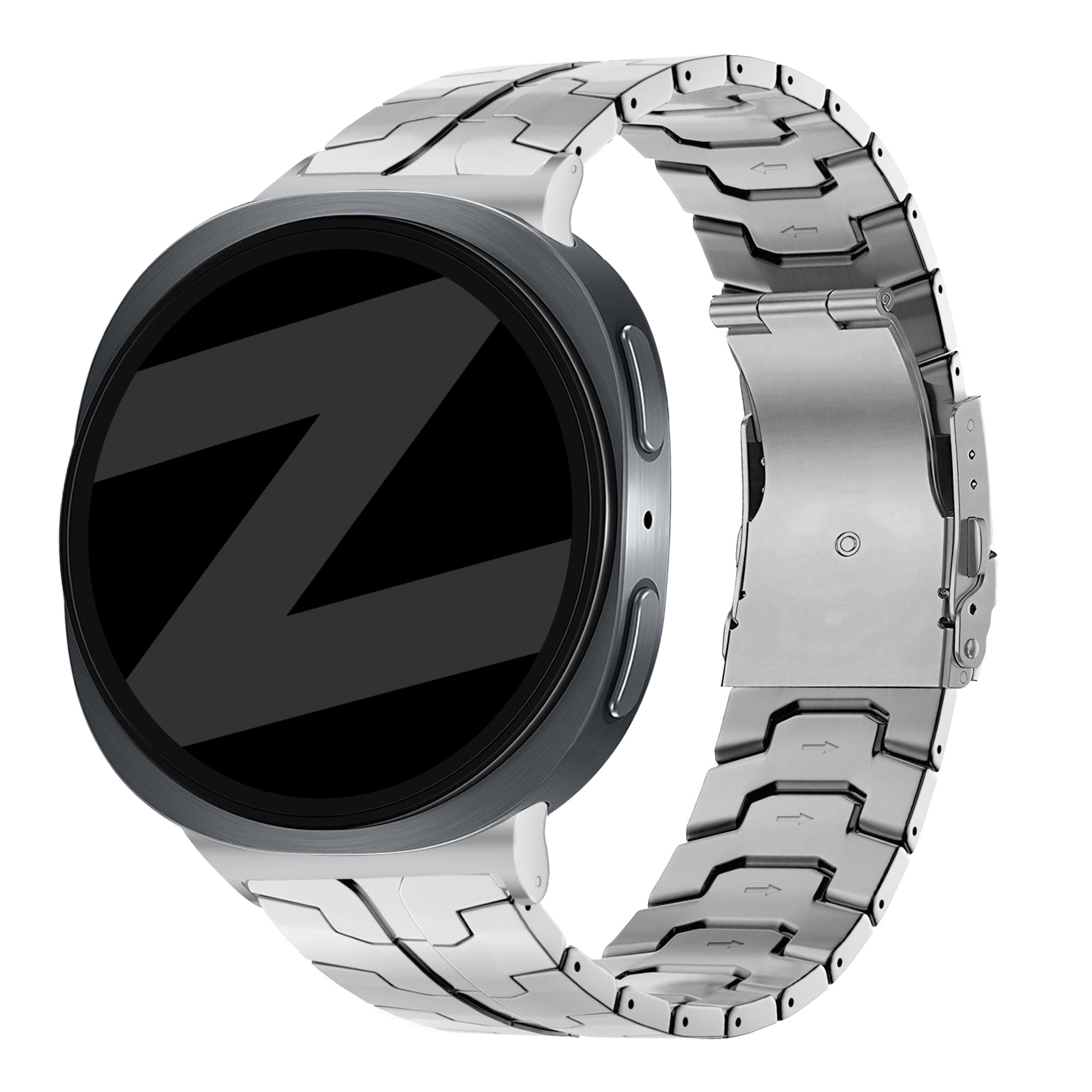 Bandz Bracelet titane 'Iron' Samsung Galaxy Watch 8 - 40mm (argent)