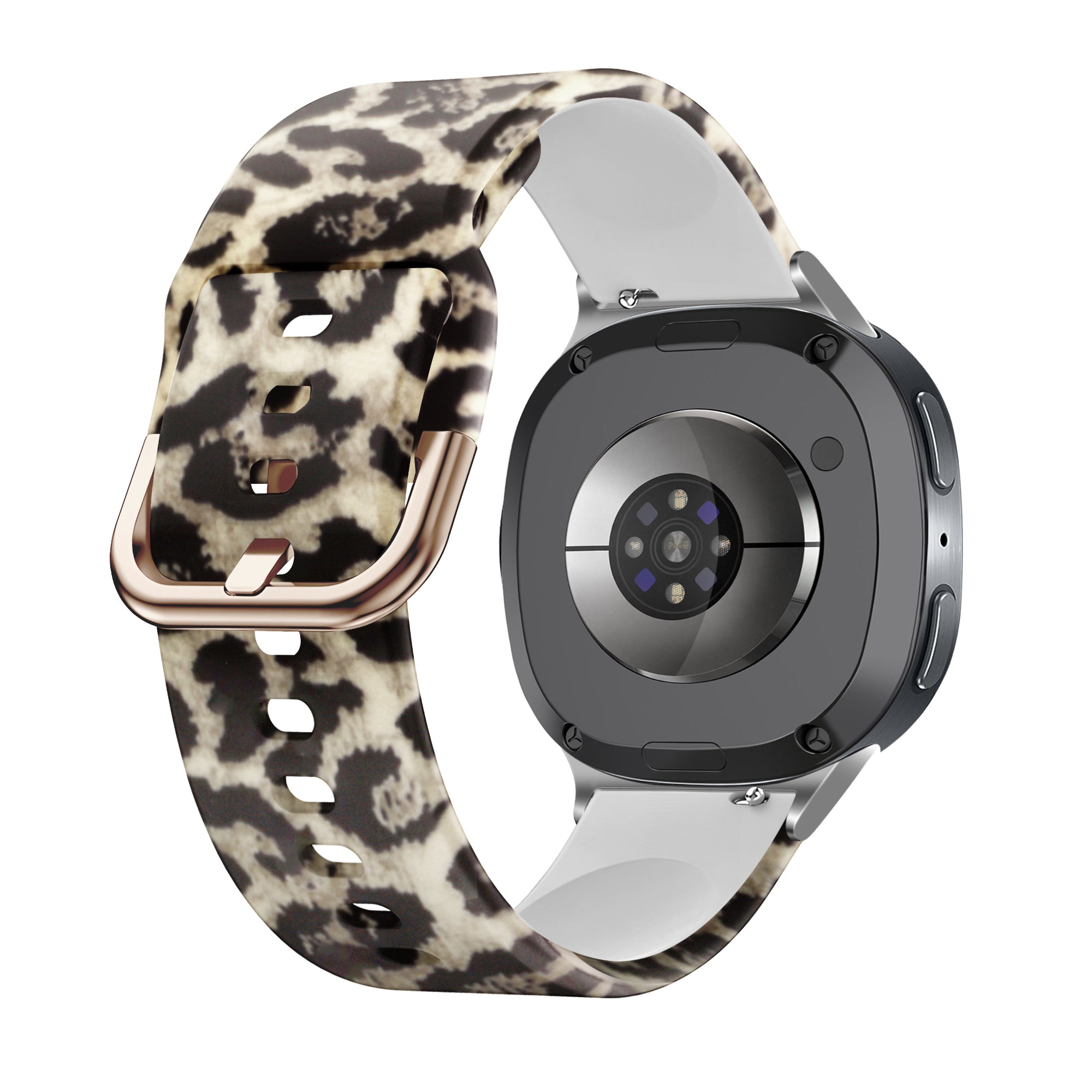 Samsung Galaxy Watch 9 - 40mm Print Silicone Strap (Lucky Leopard)