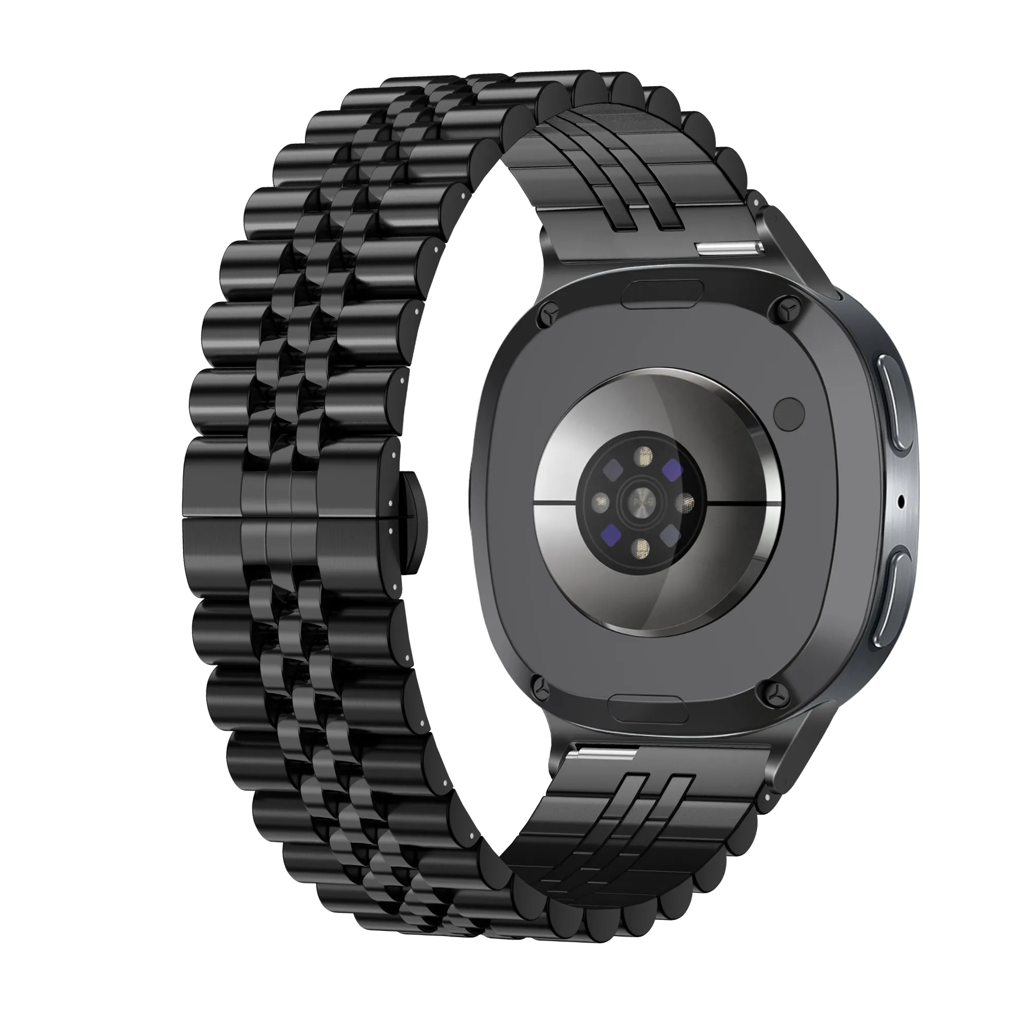 Bracelet acier Jubilee Samsung Galaxy Watch 8 Classic (noir)