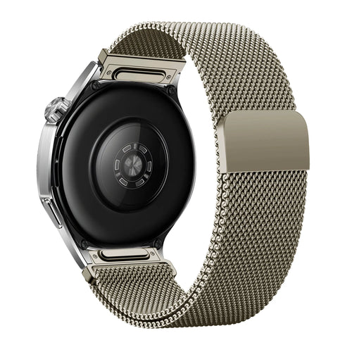 Bandz Bracelet milanais 'One Push' Huawei Watch GT 5 Pro 46mm (titane)