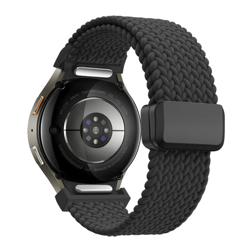 Bandz Bracelet trensé 'Easy Fit' Samsung Galaxy Watch 6 - 44mm (noir)