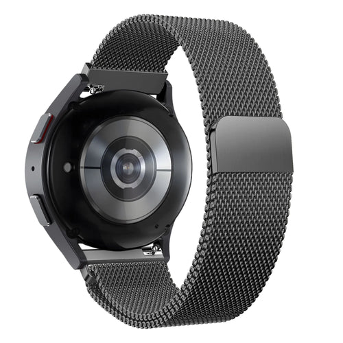 Bandz Bracelet milanais 'Loop' Stahlgear Luna (noir)
