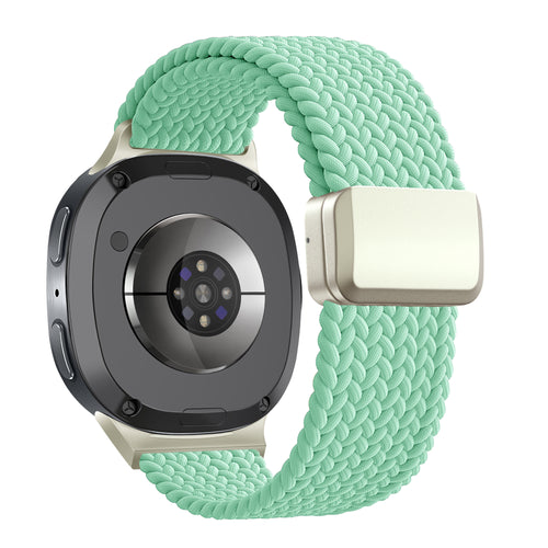 Bandz Bracelet tissé magnétique Samsung Galaxy Watch 8 - 40mm (vert menthe)