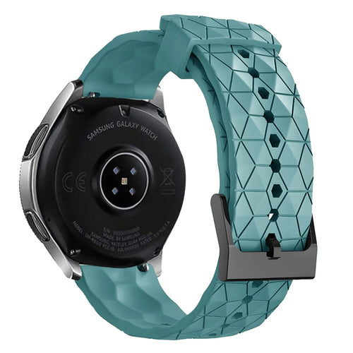 Bracelet silicone 'Hexa' Amazfit GTS 4 (bleu-vert)