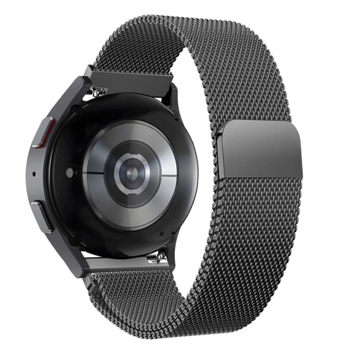 Bandz Amazfit Balance 2 Milanese Loop Strap (Black)
